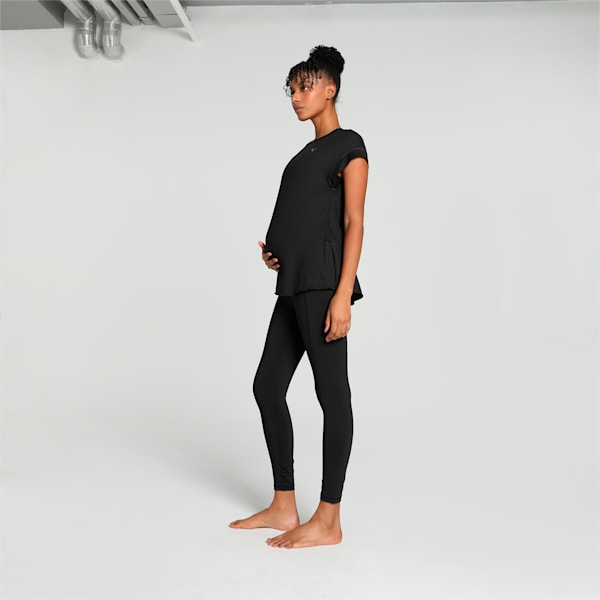 Maternity Fav Forever Women's High-Waist 7/8 Training Leggings, PUMA Black-PUMA Black, extralarge-IND