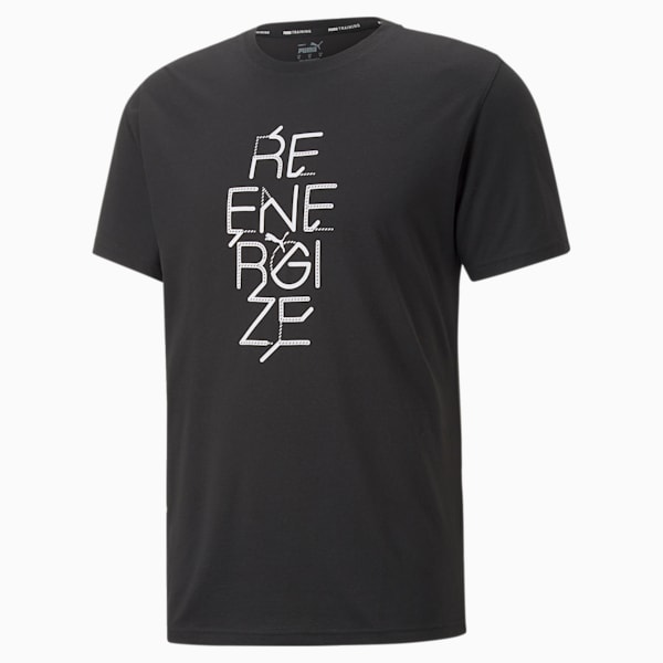 Performance Slogan Men's T-Shirt, Puma Black, extralarge-IND