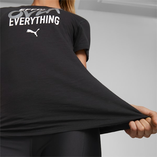 Performance Slogan Short Sleeve Training Women's T-Shirt, Puma Black, extralarge-IND