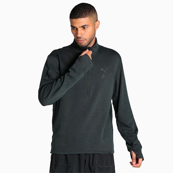Half zip running pullover on sale