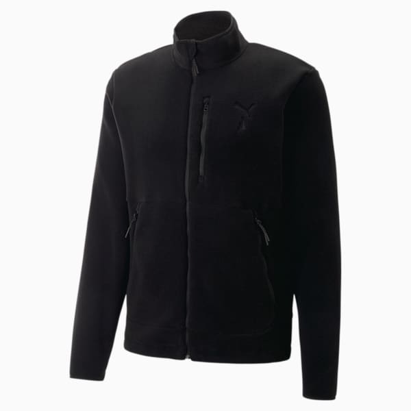 SEASONS FLEECE MEN'S FULL ZIP, Puma Black, extralarge-IND