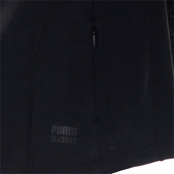 ウィメンズ ランニング シーズンズ 1/2 ジップ 長袖 プルオーバー, Puma Black, extralarge-JPN