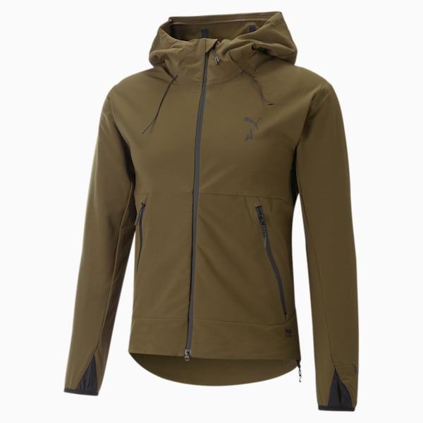 SEASONS rainCELL Women's Running Jacket, Deep Olive, extralarge