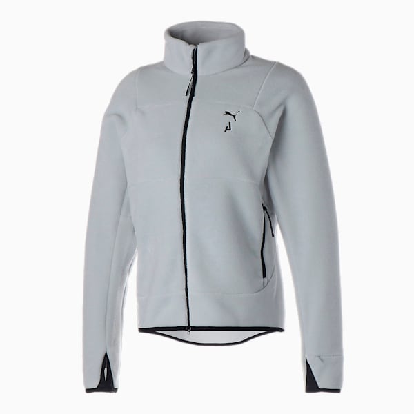 ウィメンズ ランニング シーズンズ フリース フルジップ, Platinum Gray, extralarge-JPN