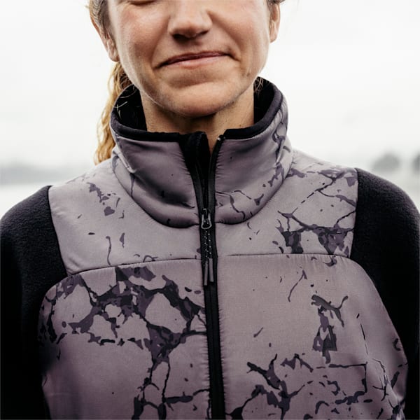 SEASONS Fleece Running Pullover Women, Puma Black-CASTLEROCK
