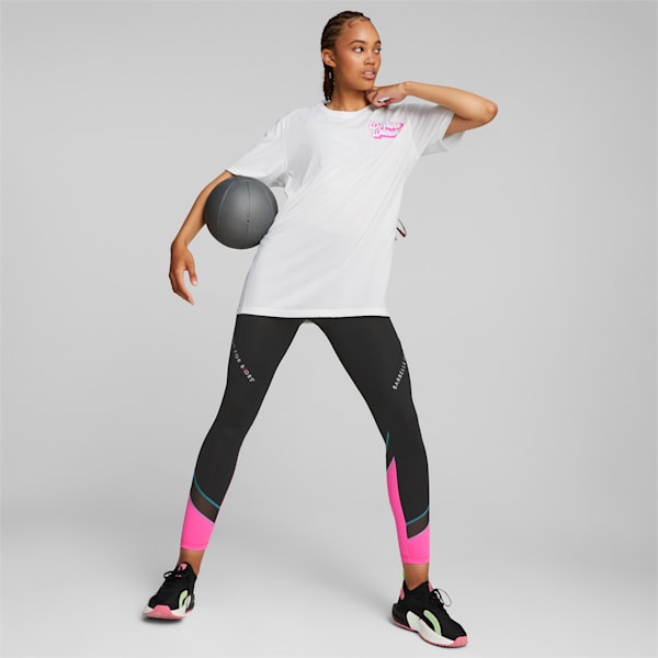 PUMA x BARBELLS FOR BOOBS Training Tee, Puma White, extralarge