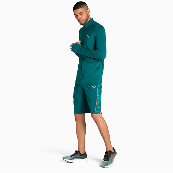 PUMA x one8 Men's Regular Fit Shorts, Varsity Green, extralarge-IND