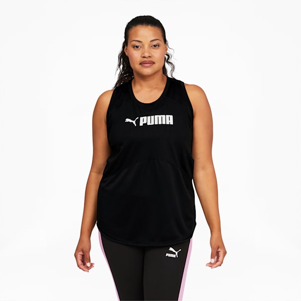 PUMA Fit Logo Women's Training Tank Top PL, Puma Black