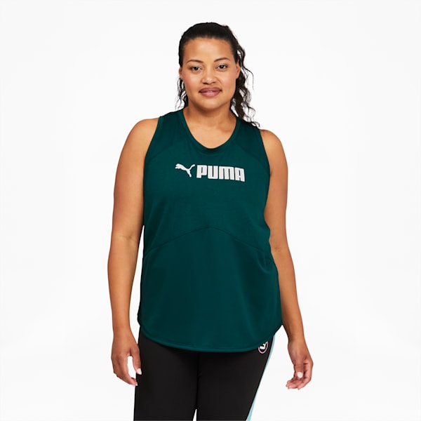 PUMA Fit Logo Women's Training Tank Top PL, Varsity Green