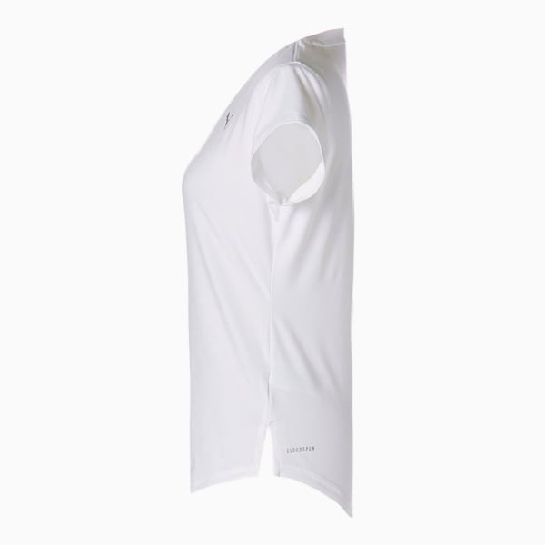 ウィメンズ トレーニング CLOUDSPUN 半袖 Tシャツ, Puma White