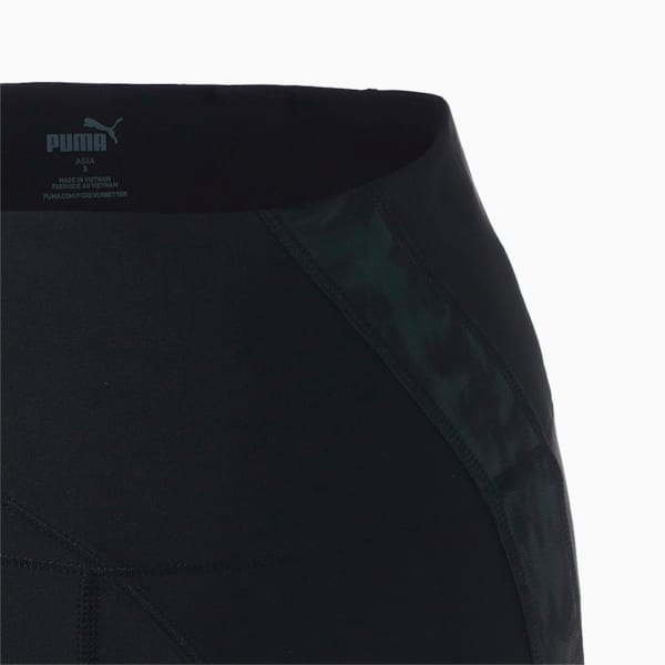 ウィメンズ トレーニング サファリ グラム ハイウエスト フル タイツ, Puma Black-Fur real print