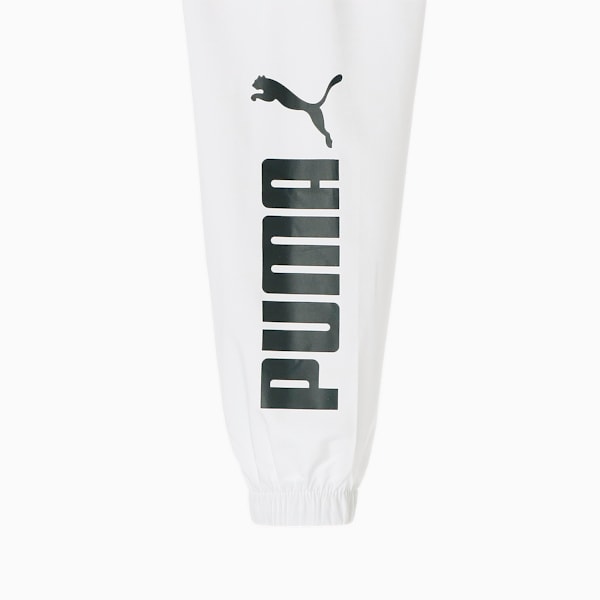 ウィメンズ トレーニング PUMA FIT ロゴ カラーブロック ウーブンジャケット, Puma Black-Puma White, extralarge-JPN