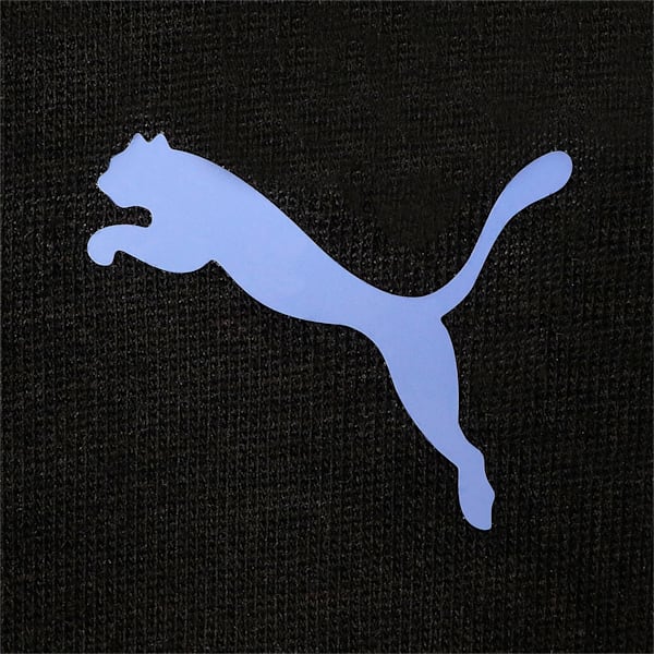 ウィメンズ トレーニング PUMA FIT ロゴ Tシャツ スリーブレス, PUMA Black-Elektro Purple
