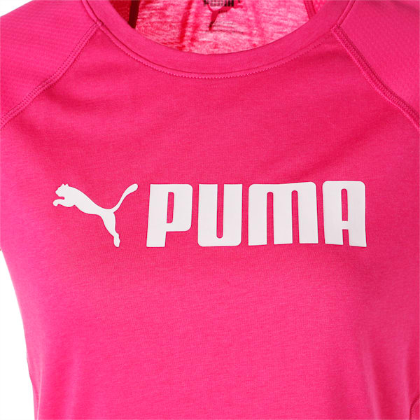 ウィメンズ トレーニング PUMA FIT ロゴ Tシャツ スリーブレス, Orchid Shadow-PUMA White