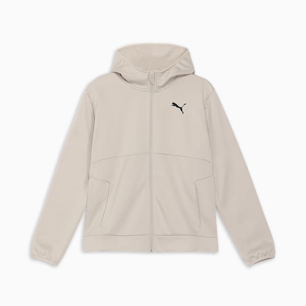 メンズ トレーニング トレインオールデイ パワーフリース フルジップ スウェット フーディ, Desert Dust, extralarge-JPN