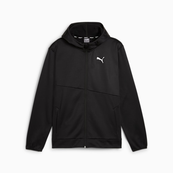 メンズ トレーニング トレインオールデイ パワーフリース フルジップ スウェット フーディ, PUMA Black, extralarge-JPN