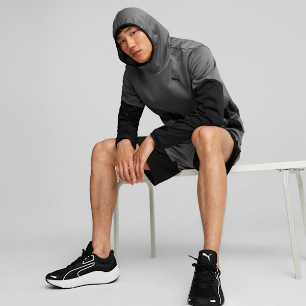 Train All Day Men's Hoodie, CASTLEROCK-Puma Black, extralarge