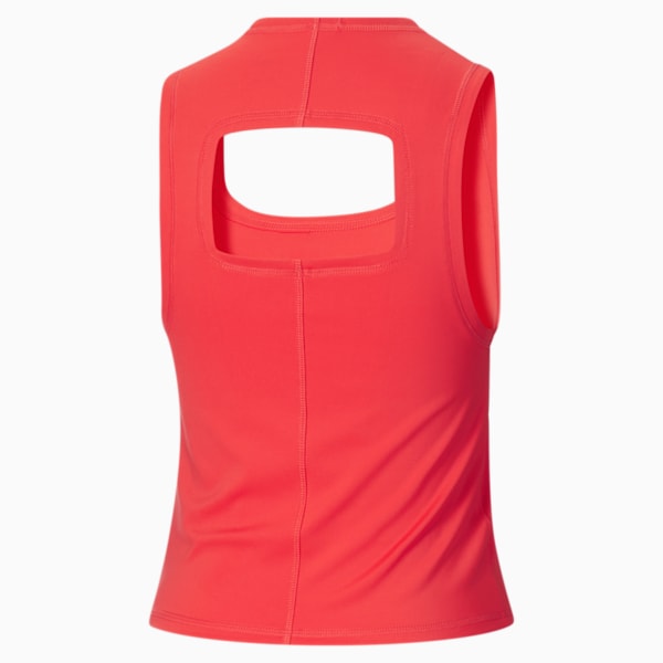 Womens Nike Orange racer back workout mesh Dri-Fit tank top size M/L