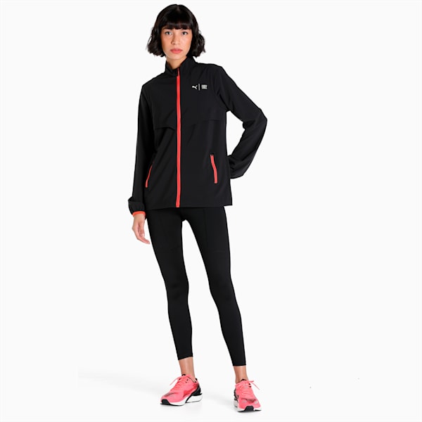 PUMA x FIRST MILE Woven Running Jacket Women, Puma Black, extralarge-IND