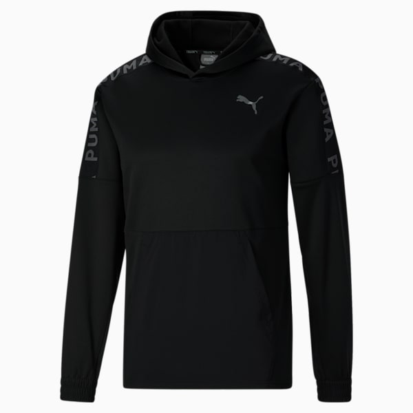 PUMA Fit PWRFleece Men's Training Hoodie, Puma Black, extralarge