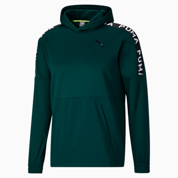 PUMA Fit PWRFleece Men's Training Hoodie, Varsity Green, extralarge