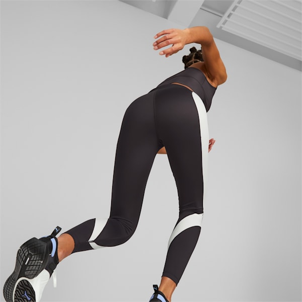 PUMA FIT HW 7/8 Tight Women's Training Tights, PUMA Black-PUMA White