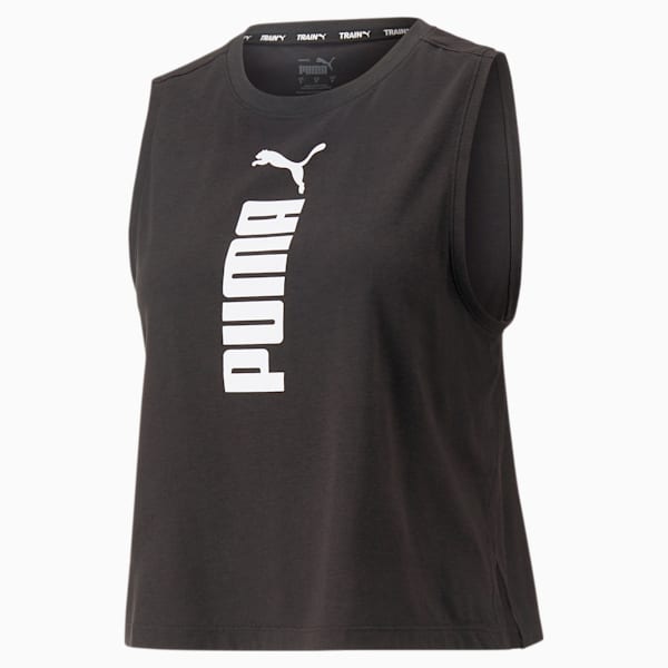 PUMA FIT Tri-Blend Women's Training Tank Top, PUMA Black, extralarge-IND