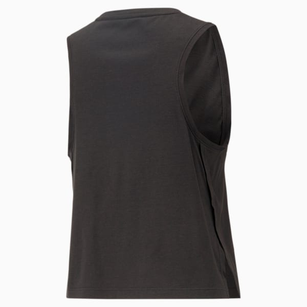 PUMA Fit Tri-blend Training Tank Top Women, PUMA Black-Electric Peppermint, extralarge-GBR