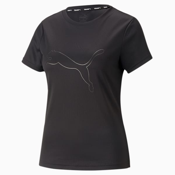 Elektro Summer ultraBREATHE Women's Training T-Shirt, PUMA Black-Metallic Black, extralarge-IND