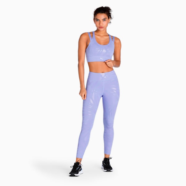 Nova Shine Eversculpt Women's Training Sports Bra, Elektro Purple, extralarge-IND
