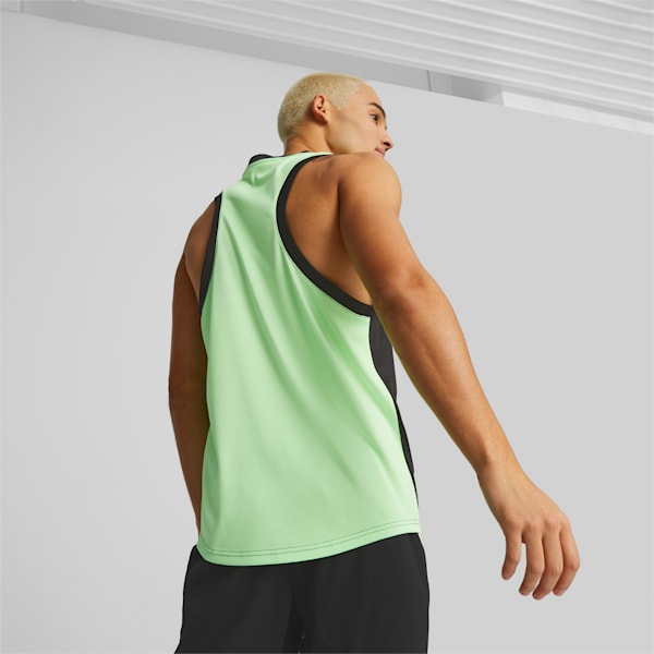 Fit Ultrabreathe Men's Training Tank Top, PUMA Black-Fizzy Lime