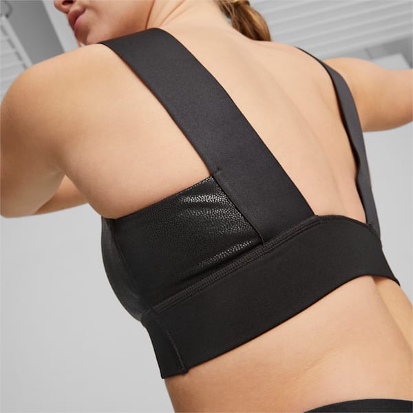 Elektro Summer Women's Training Sports Bra, PUMA Black, extralarge-IND