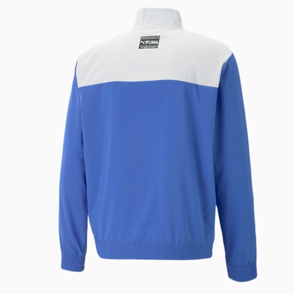 PUMA FIT Woven Men's Jacket, Royal Sapphire-Platinum Gray, extralarge-IND
