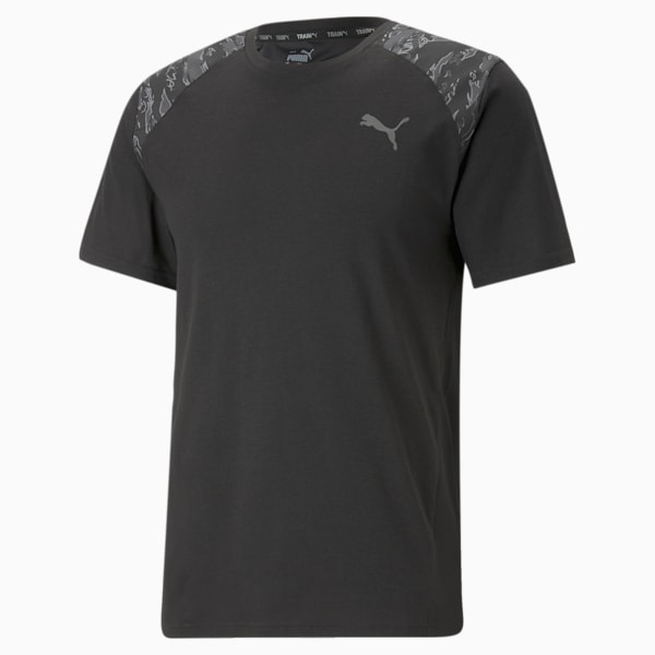 Train Concept All Over Print Men's Training T-Shirt, PUMA Black, extralarge-AUS