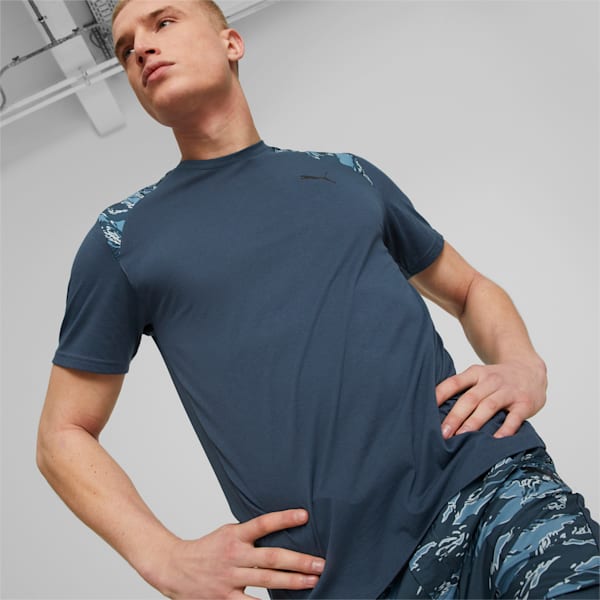 Train Concept All Over Print Men's Training T-Shirt, Dark Night, extralarge-IND