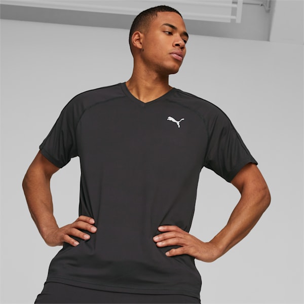 Train Cloudspun Men's Training T-Shirt, PUMA Black, extralarge-IND