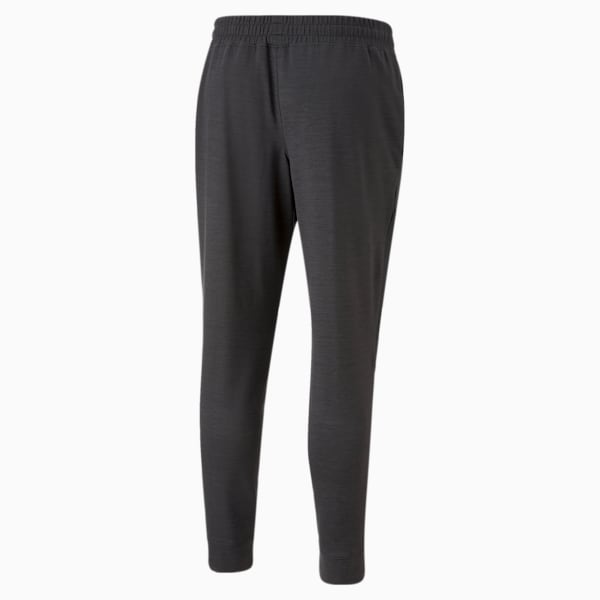 Puma black polyester lycra joggers best sale