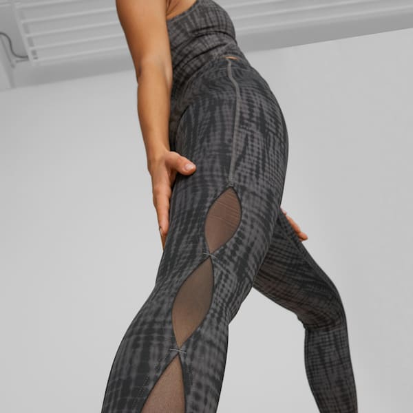Studio All Over Print Trend Women's Tights, PUMA Black-SHIBORI, extralarge-IND