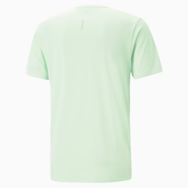 Run Favourite Heather Men's Running Tee, Light Mint, extralarge