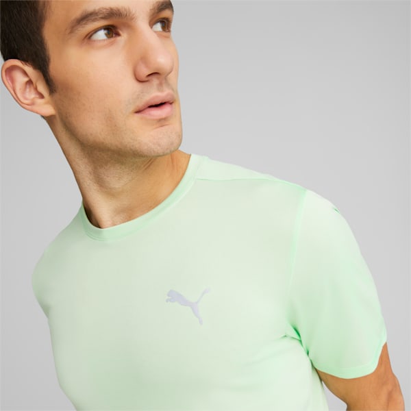 Camiseta Run Favorite Heather Running para hombre, Light Mint, extralarge