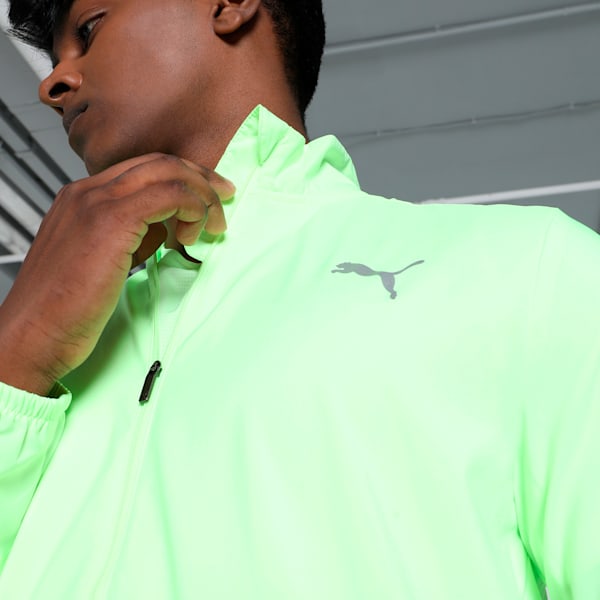 Run Favorite Men's Woven Running Jacket, Fizzy Apple, extralarge-IND