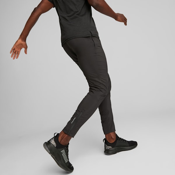 Pants para correr de corte cónico Run Favourite para hombre, PUMA Black, extralarge