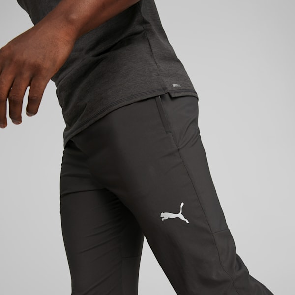 Pants para correr de corte cónico Run Favourite para hombre, PUMA Black, extralarge