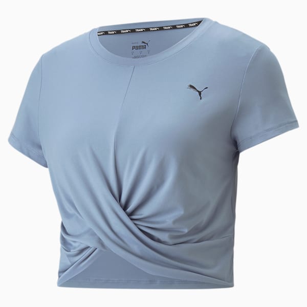 Studio Yogini Lite Twist Training Tee Women, Filtered Ash