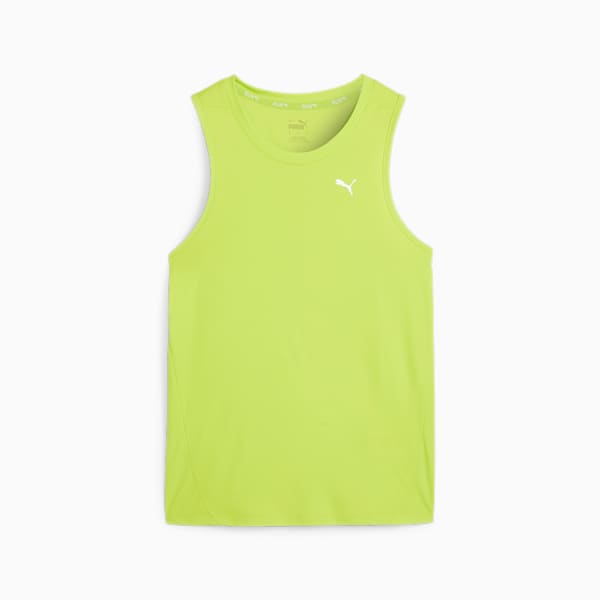 Run Favourite Women's Running Tank Top, Lime Pow, extralarge