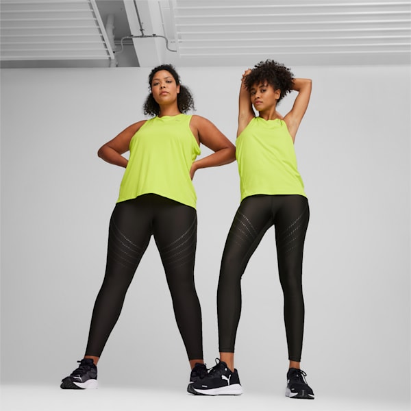 Run Favourite Women's Running Tank Top, Lime Pow, extralarge