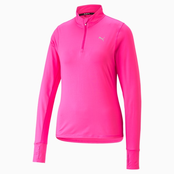 RUN FAVOURITE Quarter-Zip Running Top Women, Ravish, extralarge