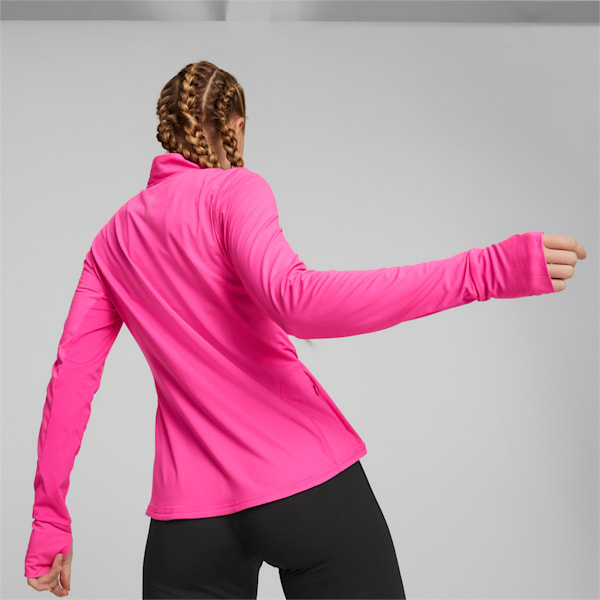 Run Favorite Quarter-Zip Women's Running Pullover, Ravish, extralarge