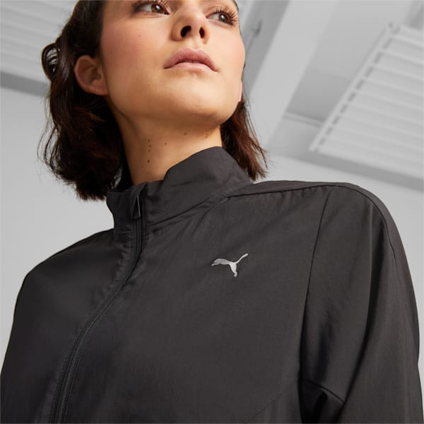 Run Favorite Woven Women's Running Jacket, PUMA Black, extralarge-IND