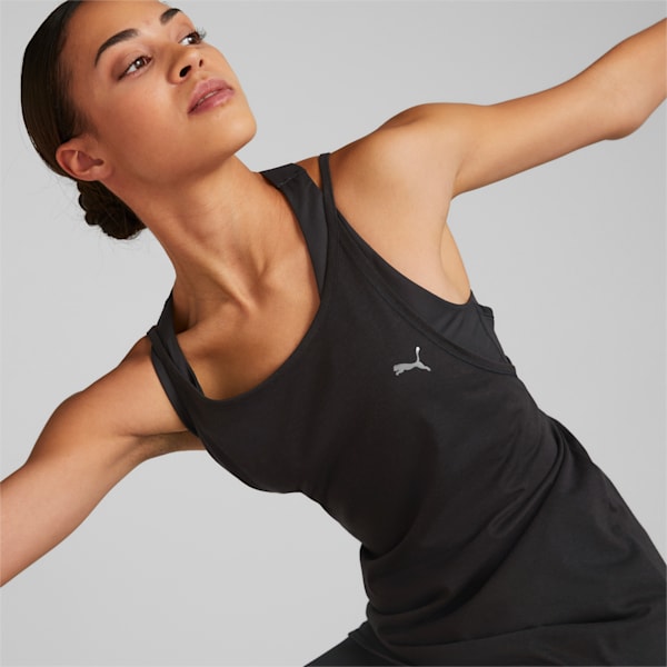 Studio Trend Women's Tank Top, PUMA Black, extralarge-IND